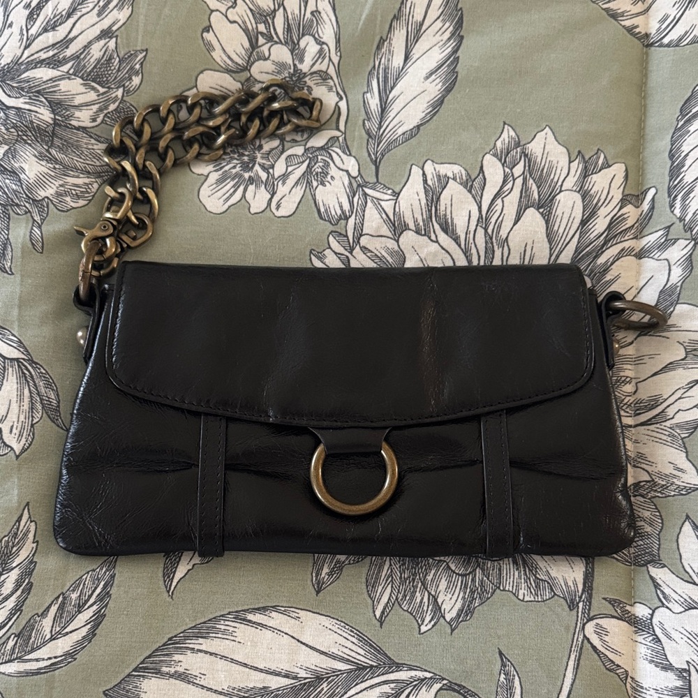 HOBO Wristlet Clutch Bag With Chain Strap